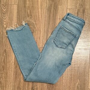 LC Lauren Conrad Light Blue Cropped Jeans